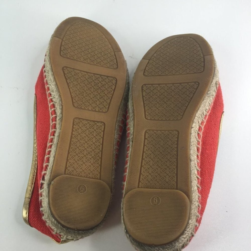 Tory Burch Coconut Linen Espadrille Flats  Size 6 - Picture 6 of 7